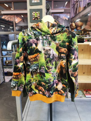 Leśna bluza damska "Zwierzęta w lesie"