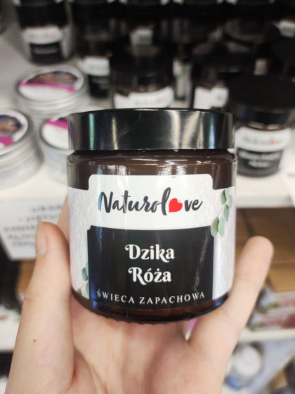 Świeca Sojowa Dzika Róża 120ml