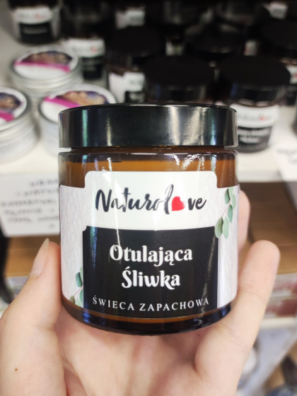 Świeca Sojowa Otulająca Śliwka 120ml