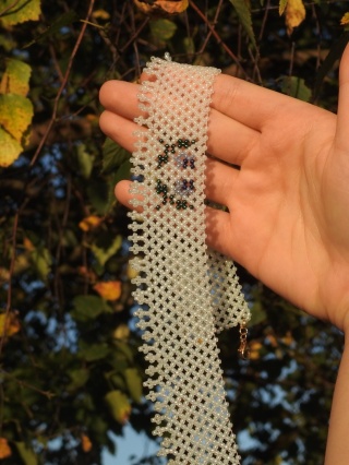 Drabynka inspirowana bojkowskimi motywami kwiatowymi